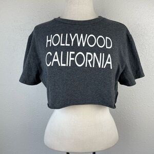 Hollywood California Crop Top Size Size S EUC